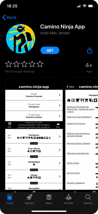 Camino Ninja App out for iPhone and iPad on Apple App Store – camino.ninja
